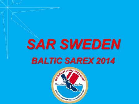 SAR SWEDEN BALTIC SAREX 2014. SAR CASE 5 DECEMBER 2013 2x MOB in storm force.