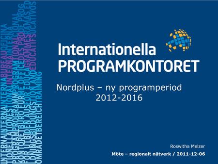 Nordplus – ny programperiod
