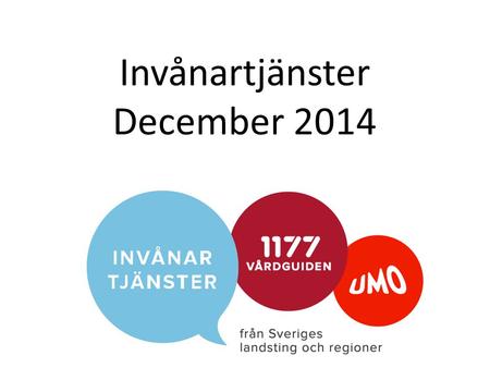 Invånartjänster December 2014