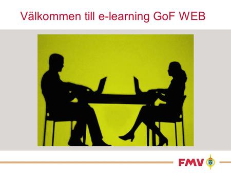 Välkommen till e-learning GoF WEB