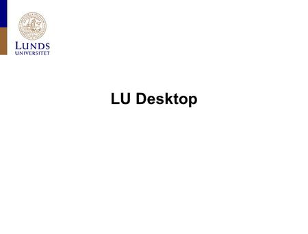 LU Desktop.
