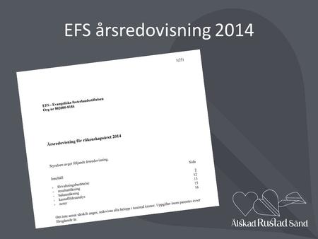 EFS årsredovisning 2014.