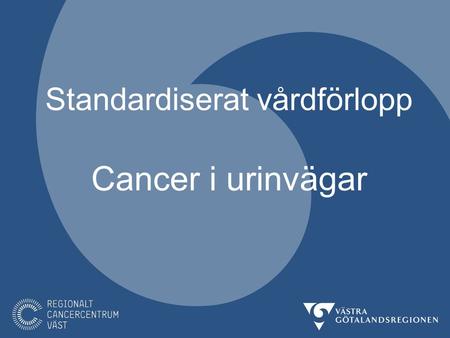 Standardiserat vårdförlopp Cancer i urinvägar