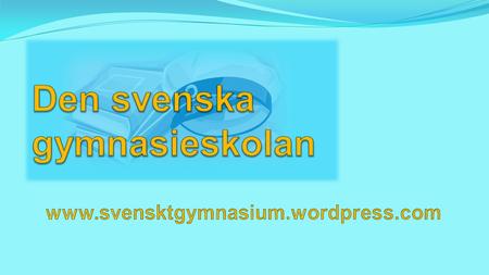 Svenska gymnasieprogram Nationella program 6 högskoleförberedande program 12 yrkesprogram 5 Introduktionsprogram Övriga program Högskoleförberedande programYrkesprogramIntroduktionsprogram.