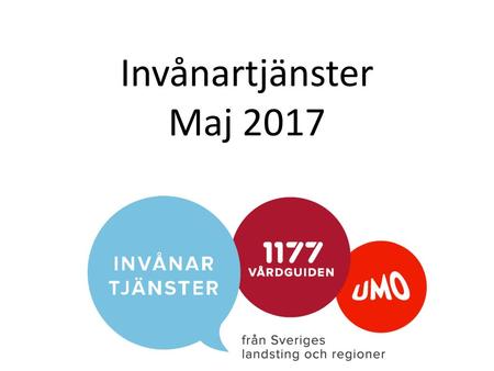 Invånartjänster Maj 2017.
