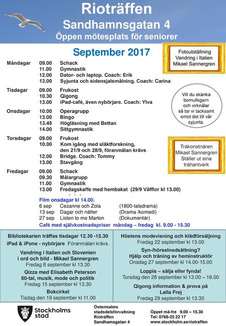Rioträffen Sandhamnsgatan 4 September 2017