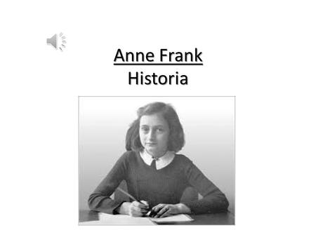 Anne Frank Historia.