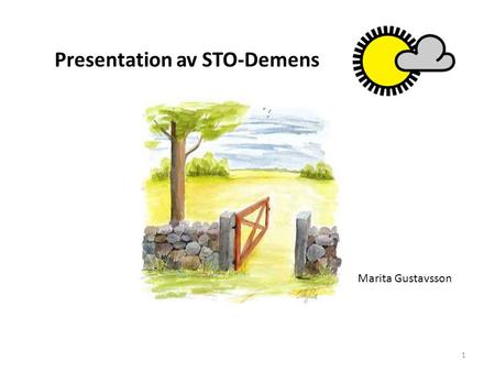 Presentation av STO-Demens