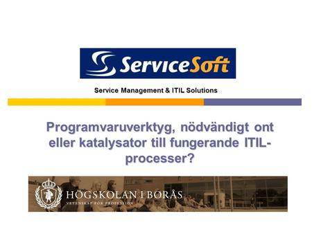 Service Management & ITIL Solutions