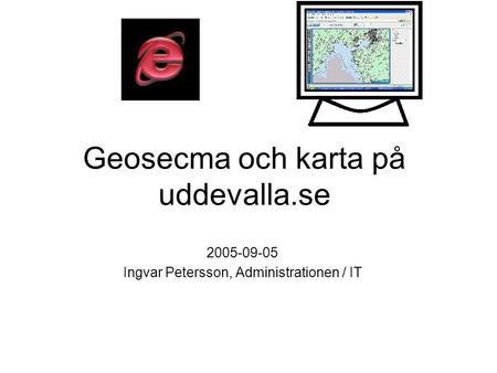 Geosecma och karta på uddevalla.se