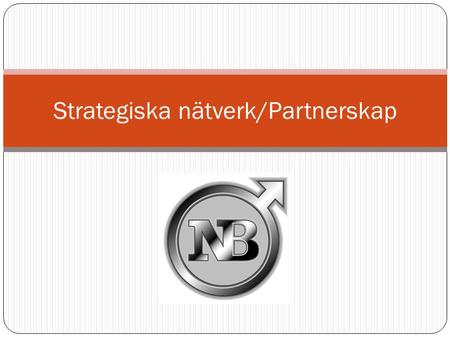Strategiska nätverk/Partnerskap