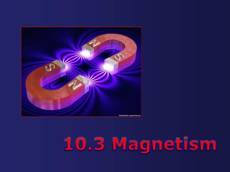 10.3 Magnetism.