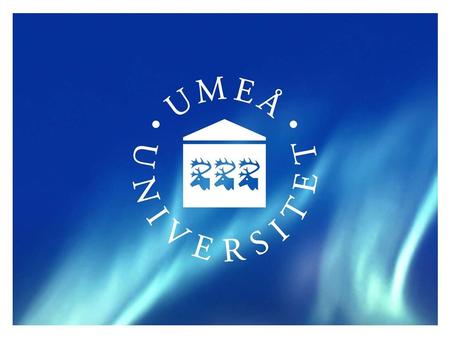 Matematikbiennalen i Umeå -Matematik i kulturens tecken.
