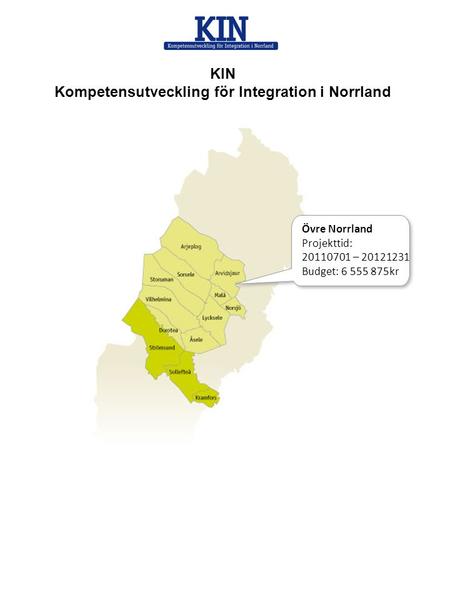 Kompetensutveckling för Integration i Norrland