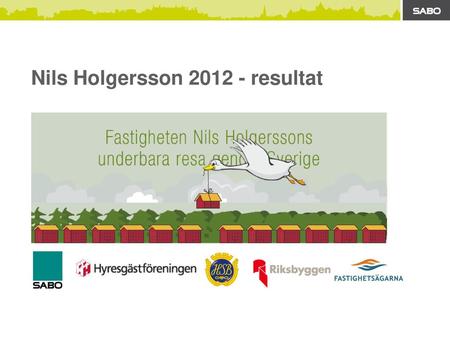 Nils Holgersson resultat