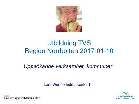 Utbildning TVS Region Norrbotten