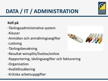Data / IT / Administration