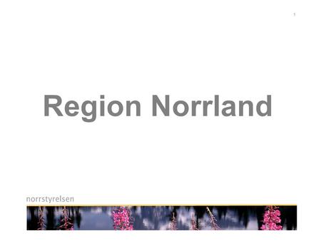 Region Norrland.