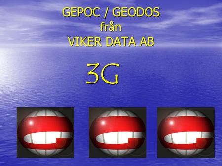 GEPOC / GEODOS från VIKER DATA AB