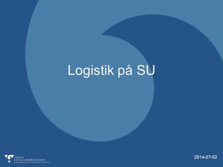 Logistik på SU 2017-04-04.