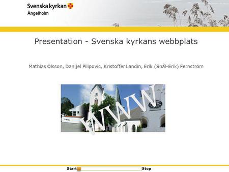 Presentation - Svenska kyrkans webbplats