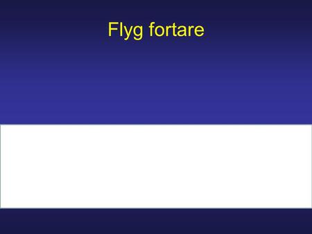 Flyg fortare.