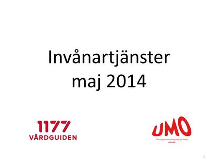 Invånartjänster maj 2014.
