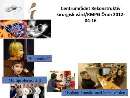 Centrumrådet Rekonstruktiv kirurgisk vård/RMPG Öron