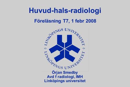 Huvud-hals-radiologi