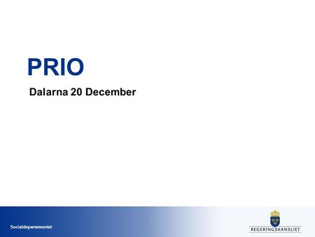 PRIO Dalarna 20 December.