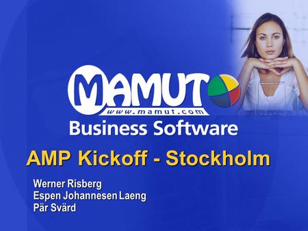 AMP Kickoff - Stockholm