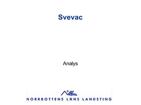 Svevac Analys.