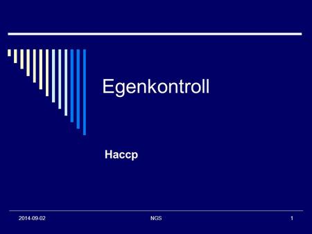 Egenkontroll Haccp 2017-04-06 NGS.