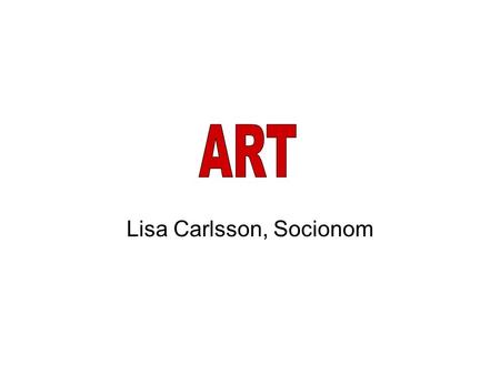 Lisa Carlsson, Socionom