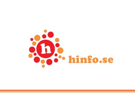 Vad är Hinfo Hinfo är en nationell databas för information om hjälpmedel Innehåller alla typer av hjälpmedel som kan klassificeras inom iso 9999 ex hjälpmedel.