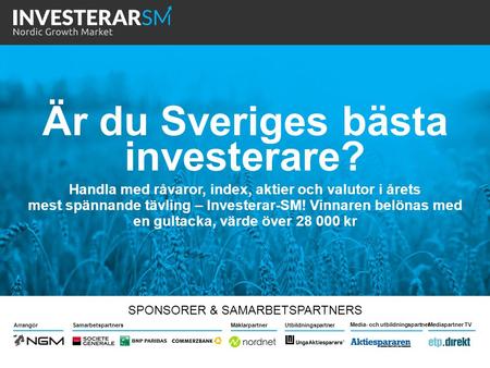 Är du Sveriges bästa investerare?