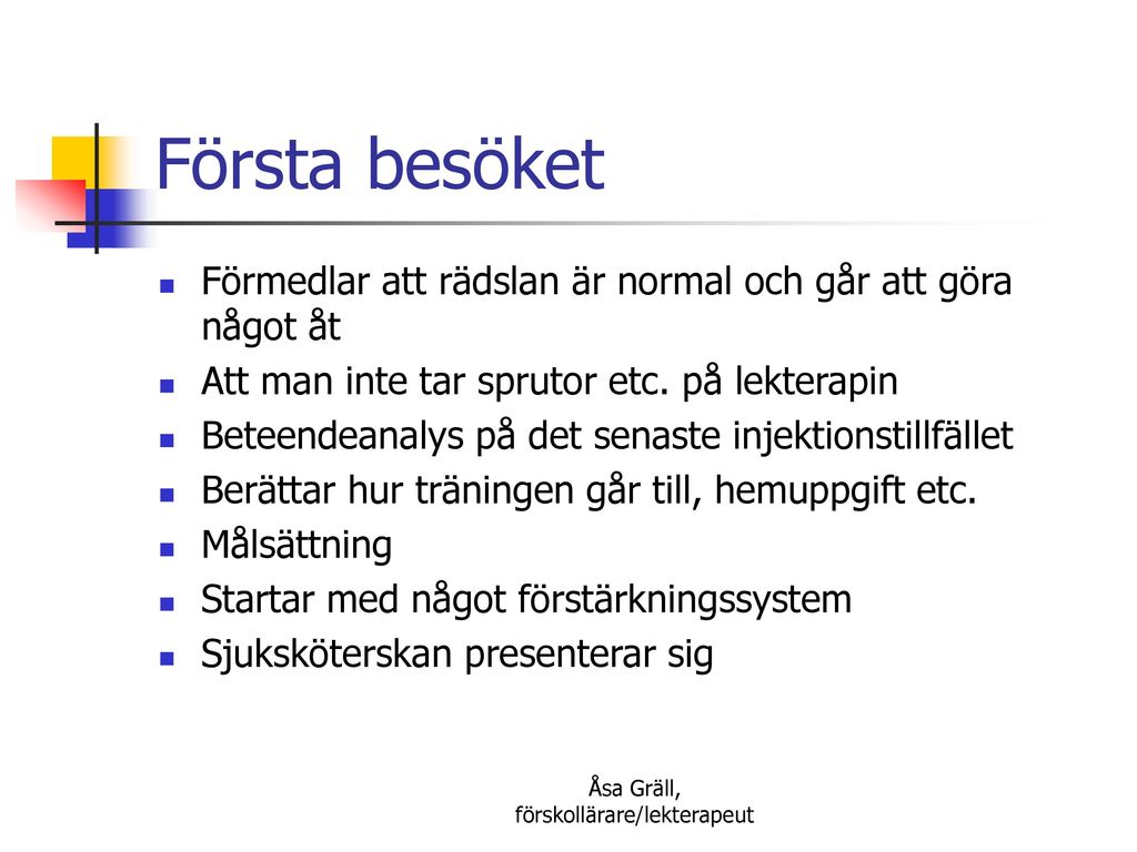 Åsa Gräll, förskollärare/lekterapeut