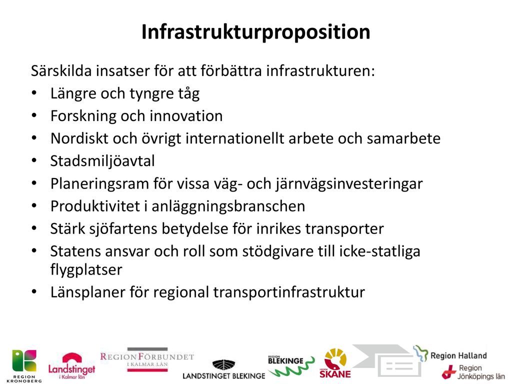 Infrastrukturproposition