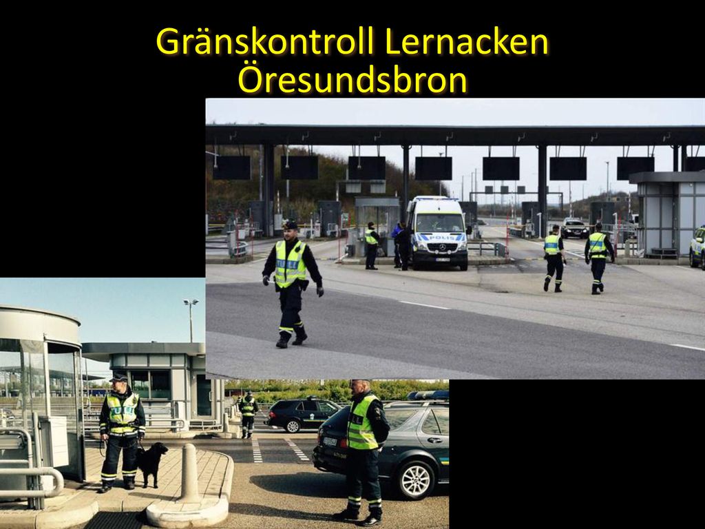 Gränskontroll Lernacken Öresundsbron