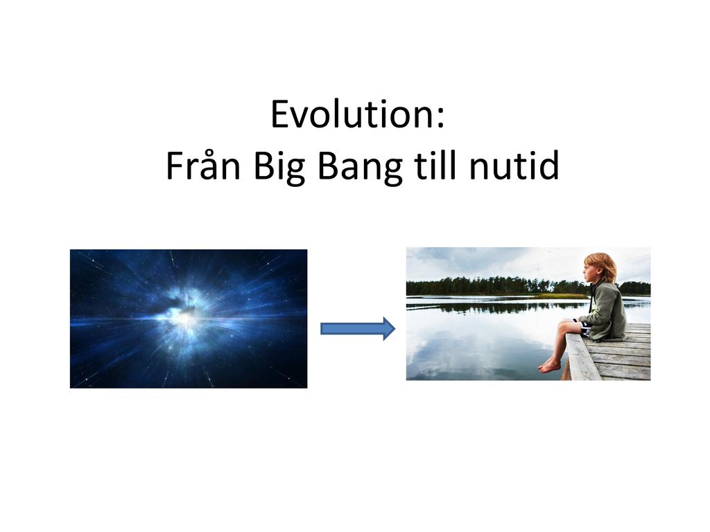 Evolution: Från Big Bang till nutid