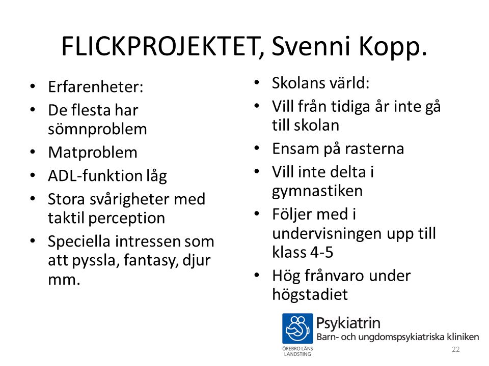 FLICKPROJEKTET, Svenni Kopp.