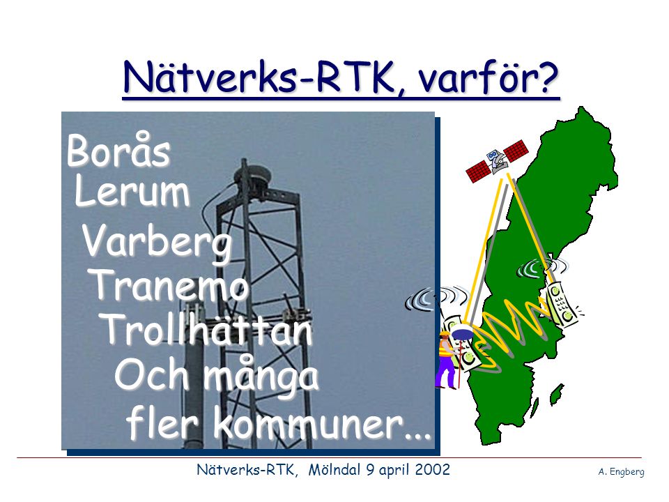 Nätverks-RTK, varför Borås Lerum Varberg Tranemo Trollhättan