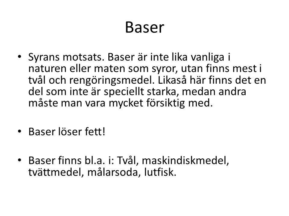 Baser