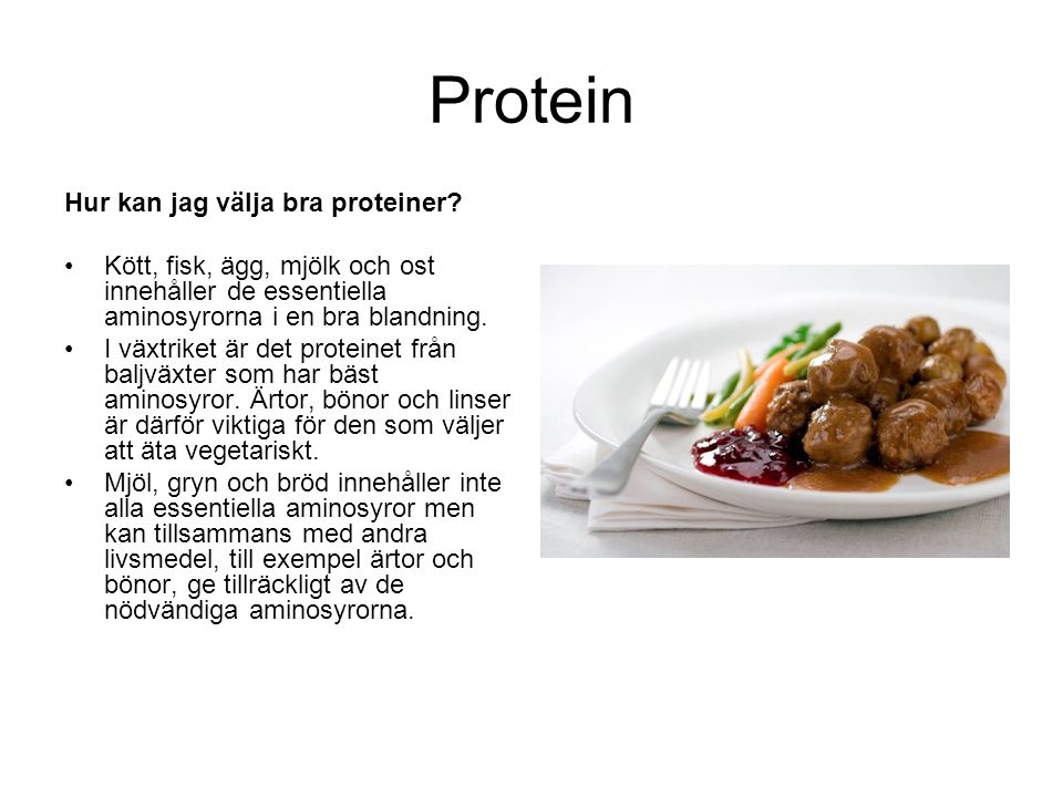 Protein Hur kan jag välja bra proteiner
