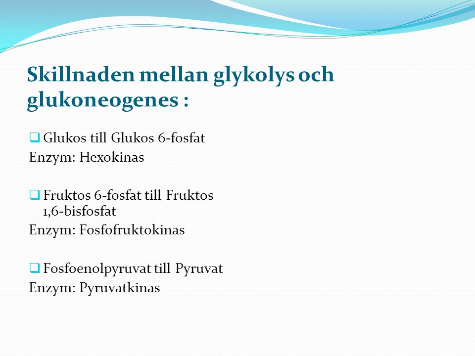 Skillnaden mellan glykolys och glukoneogenes :