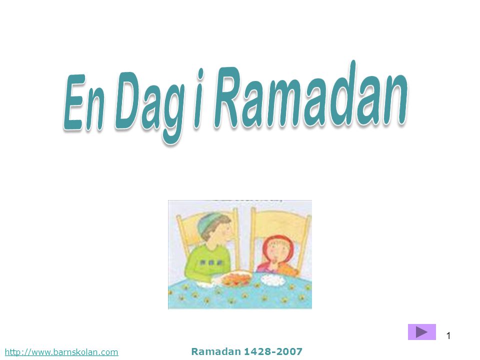 En Dag i Ramadan   Ramadan