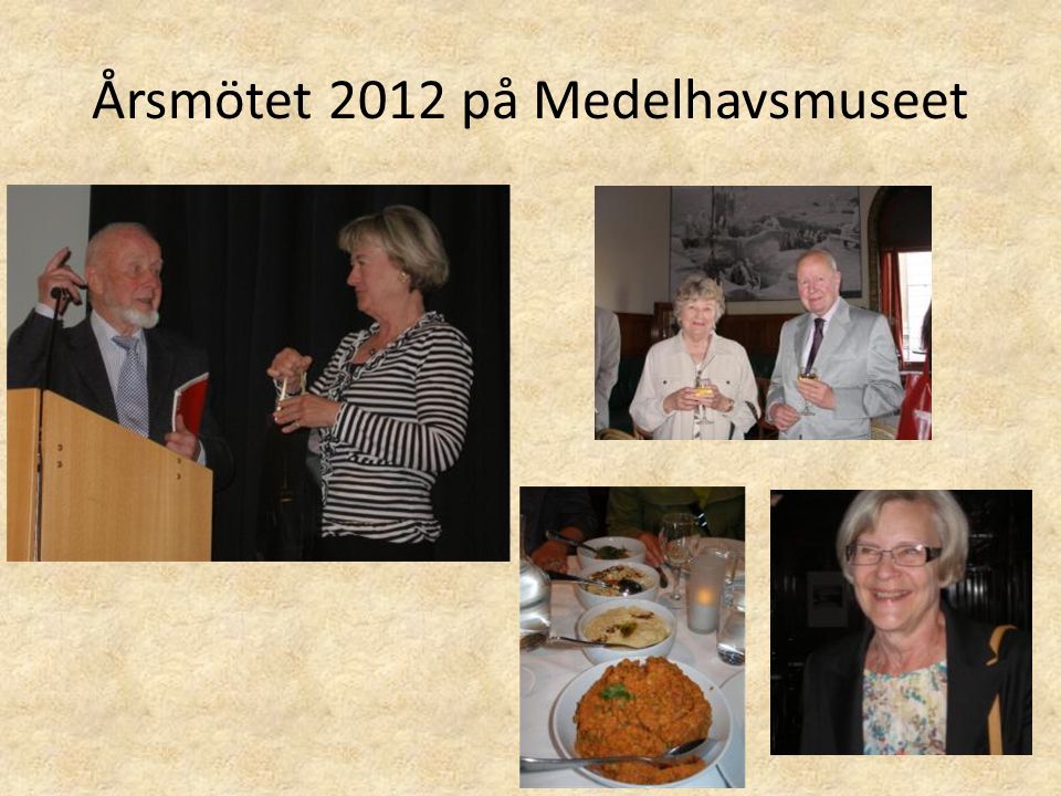 Årsmötet 2012 på Medelhavsmuseet