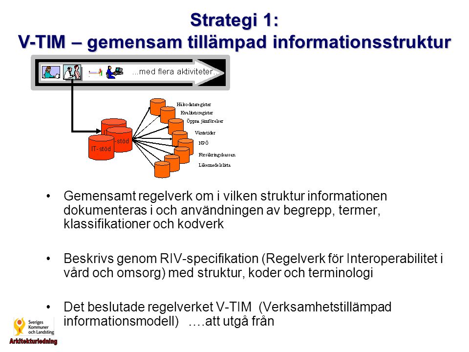 Strategi 1: V-TIM – gemensam tillämpad informationsstruktur