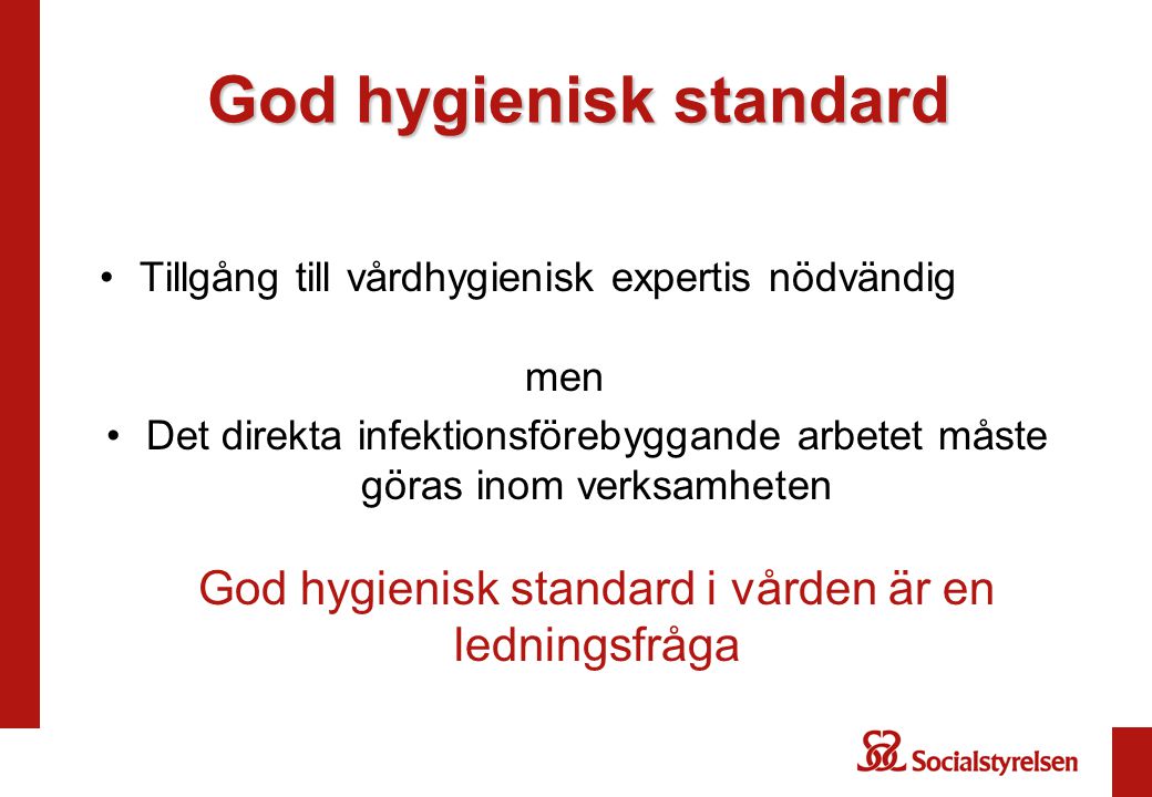 God hygienisk standard