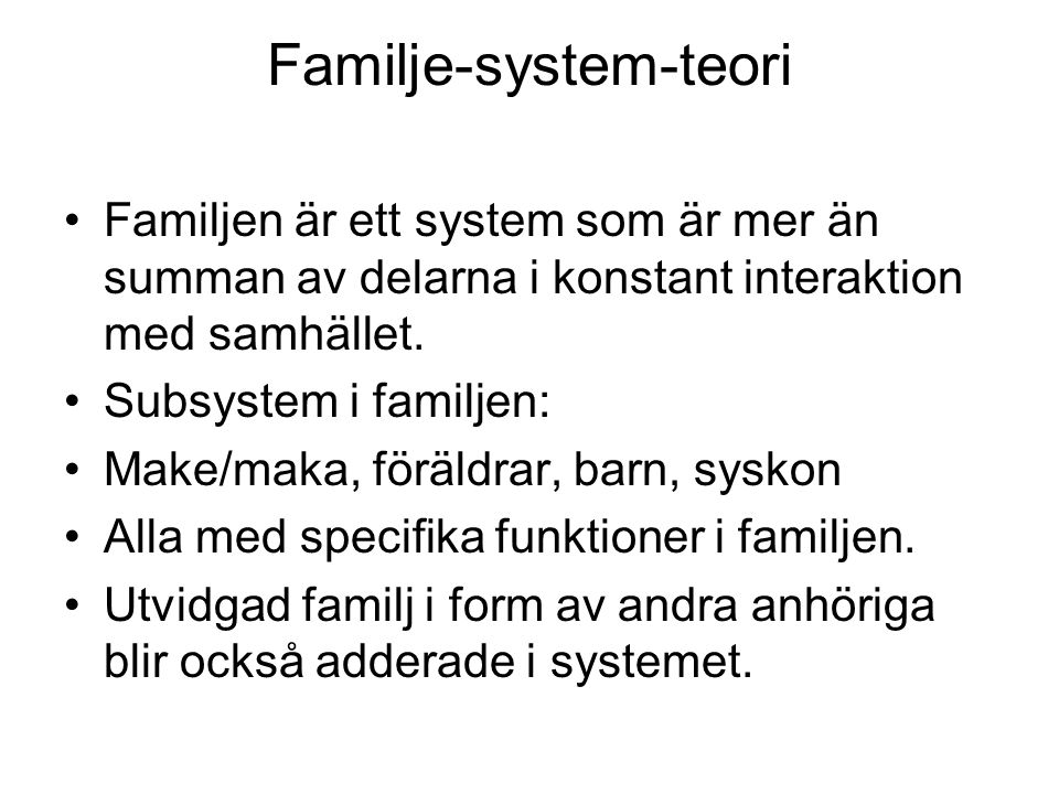 Familje-system-teori